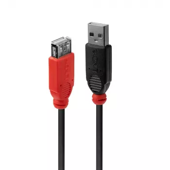 Lindy 5m USB 2.0 Active Extension plāns, 5 m, USB A, USB A, USB 2.0, 0,48 Gbit/s, melns