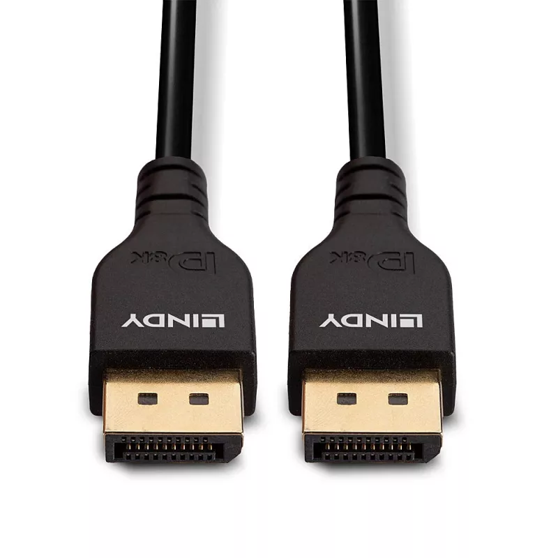 DisplayPort kabelis Lindy 2m plāns DisplayPort 1.4 kabelis