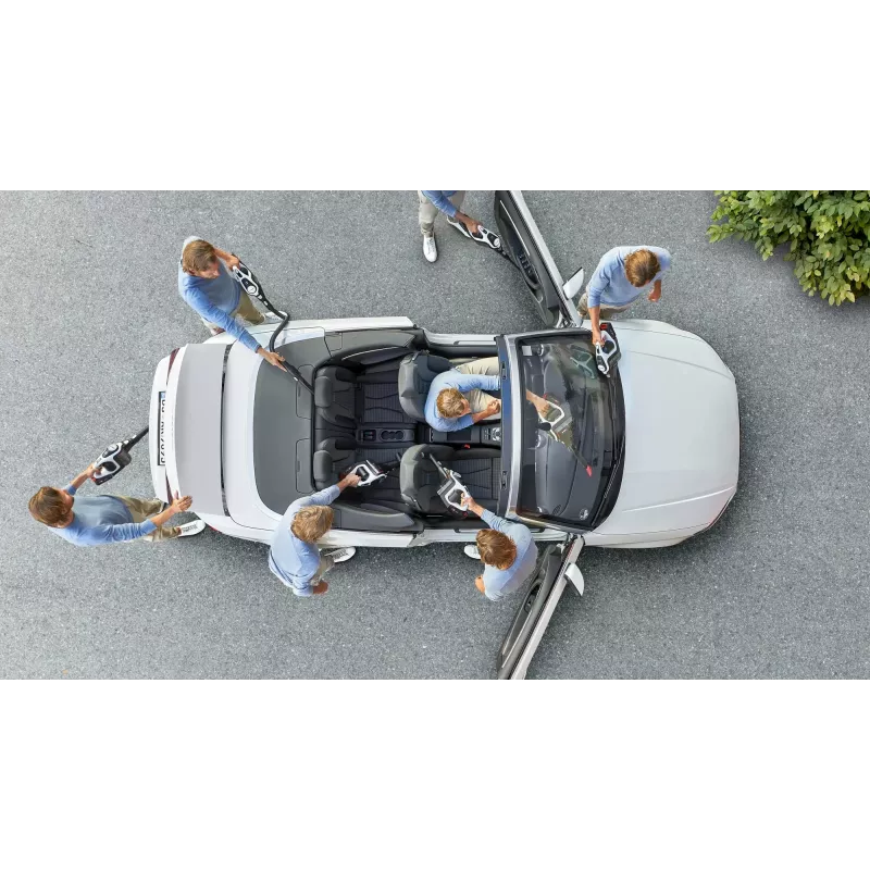 Bosch Serie 8 BSS825ALL putekļsūcējs ar kātu/elektriskā slota Baterija Sausā Bezmaisa Melns, Balts 5 Ah