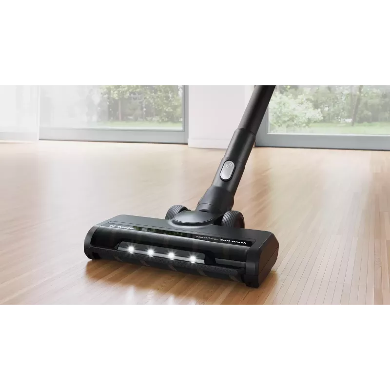 Bosch Serie 8 BSS825ALL putekļsūcējs ar kātu/elektriskā slota Baterija Sausā Bezmaisa Melns, Balts 5 Ah