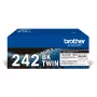 tonera kasete Brother TN-242BKTWIN 3000 lapas Melns