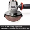 Leņķa slīpmašīna Einhell Power X-Change TE-AG 18/115-2 Li - Solo 18 V