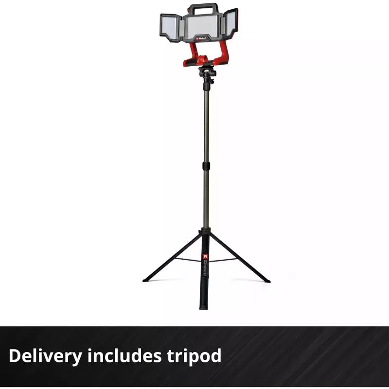 Bezvada lampa EINHELL TP-CL 18/3000 Li Set Solo — uzlādējams darba apgaismojums, sarkana, tiek pārdota bez akumulatora un lādētāja