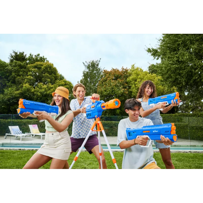 Zuru water blaster Mega Pulse Motor Soaker XSHOT — ar baterijām darbināms motorizēts ūdens lielgabals (modelis 118159)