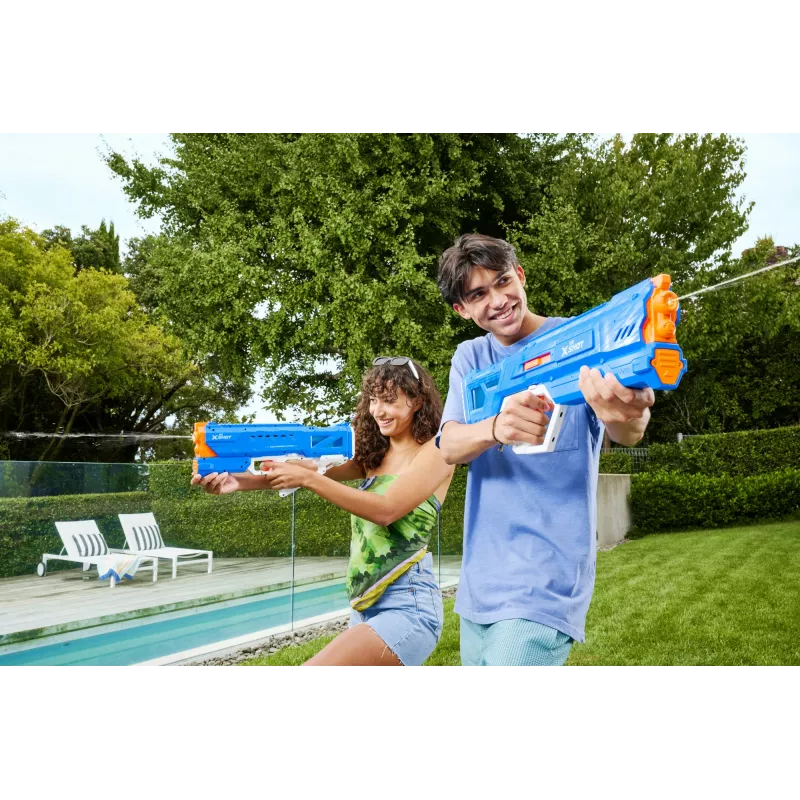Zuru water blaster Mega Pulse Motor Soaker XSHOT — ar baterijām darbināms motorizēts ūdens lielgabals (modelis 118159)