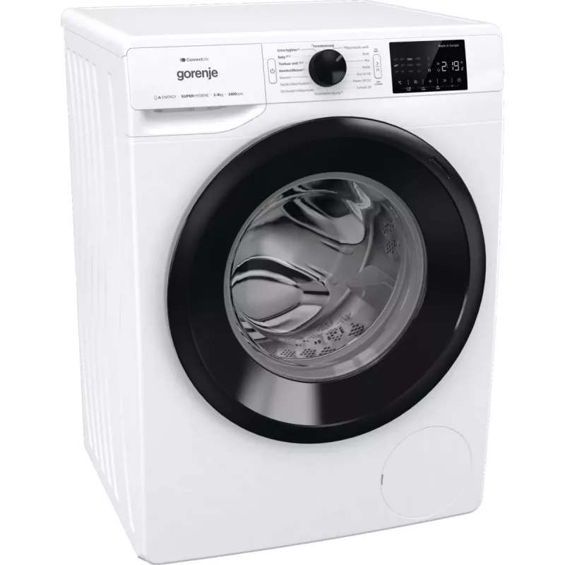 Gorenje WPNEI84A1TS veļas mašīna ar priekšējo ielādi 8 kg 1400 RPM Balta