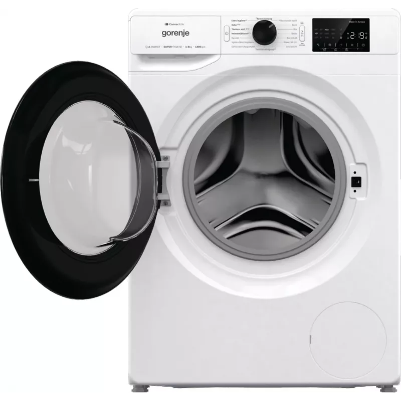 Gorenje WPNEI84A1TS veļas mašīna ar priekšējo ielādi 8 kg 1400 RPM Balta