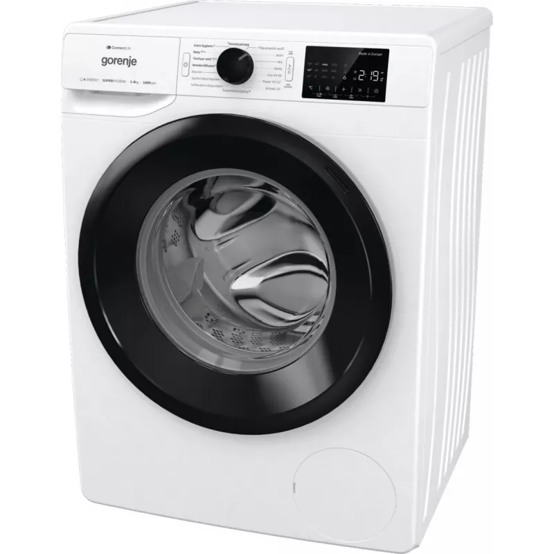 Gorenje WPNEI84A1TS veļas mašīna ar priekšējo ielādi 8 kg 1400 RPM Balta