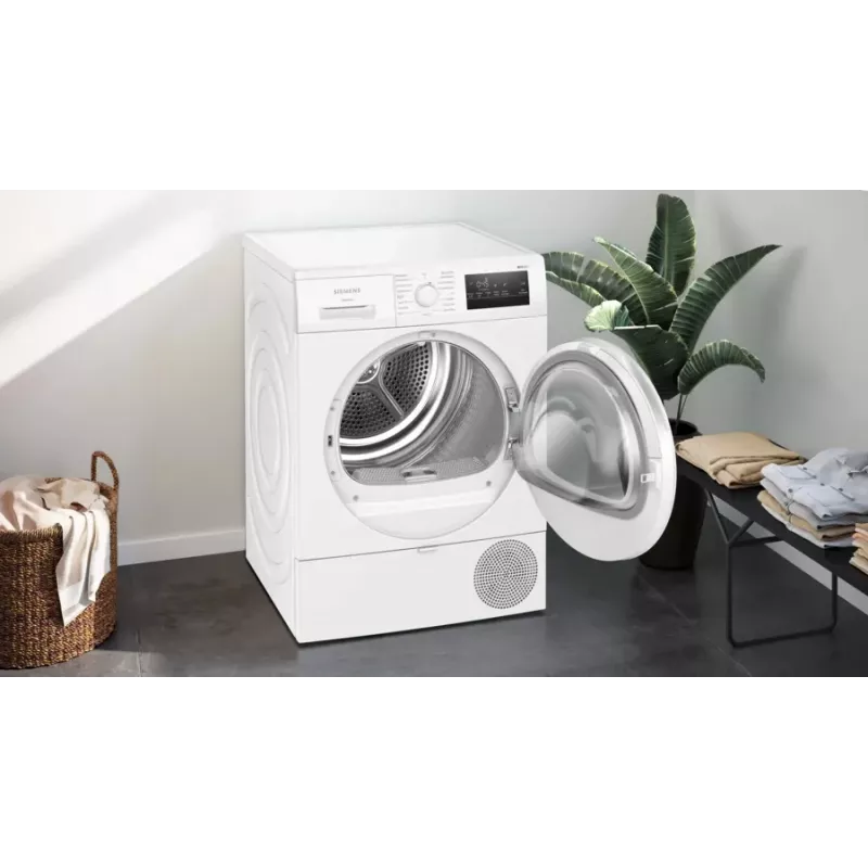 Siemens iQ300 WT45HVA4 veļas žāvētājs Brīvi stāvošs Ar priekšējo ielādi 8 kg Balts