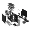 PC korpuss Fractal Design Define 7 Midi Tower pelēks