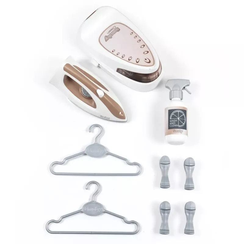 Bērnu gludināmais dēlis ar tvaika stacijas rotaļlietu, Simba-Dickie Smoby (modelis 7600330125)