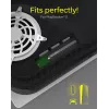 Dzesētājs ICY BOX IB-M2HS-PS5 priekš PlayStation 5, melns, 27 mm x 76 mm x 9 mm