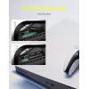 Dzesētājs ICY BOX IB-M2HS-PS5 priekš PlayStation 5, melns, 27 mm x 76 mm x 9 mm