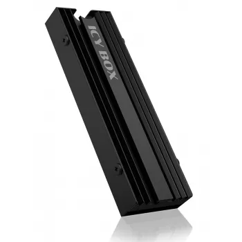Dzesētājs ICY BOX IB-M2HS-PS5 priekš PlayStation 5, melns, 27 mm x 76 mm x 9 mm