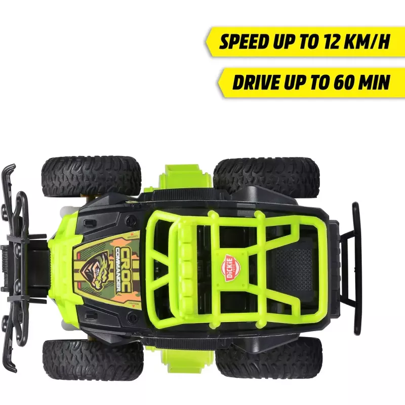 Radio vadāma krokodila rotaļlieta Simba-Dickie Croc Commander mērogā 1:18