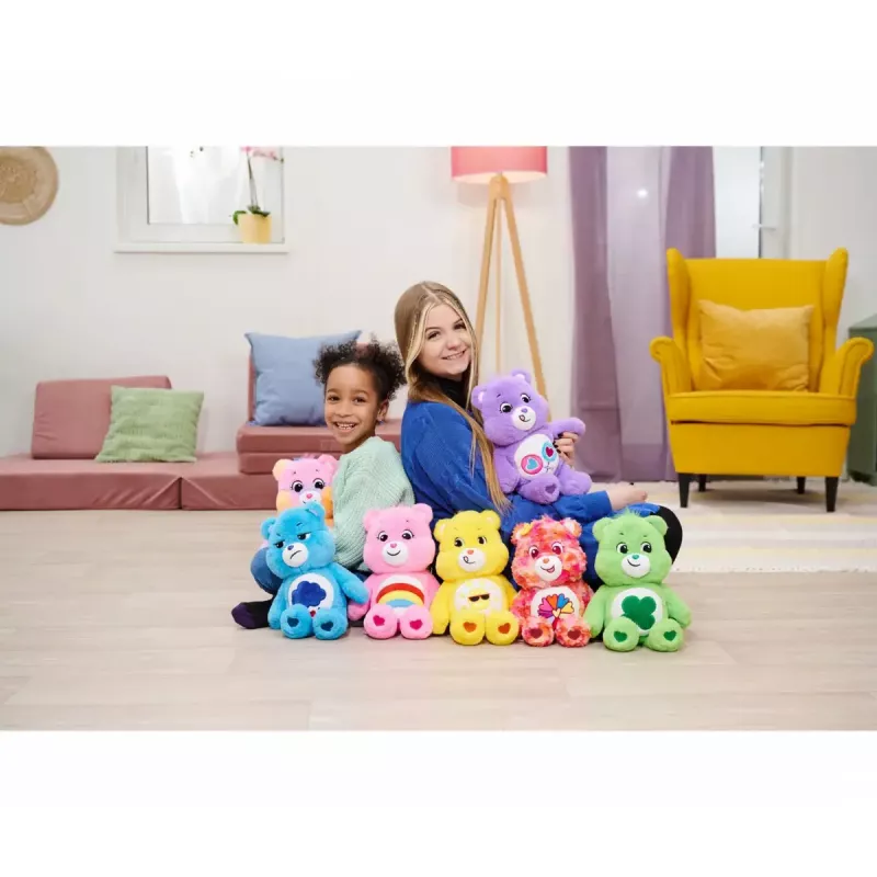Plīša mīkstā rotaļlieta Simba-Dickie Care Bears Share Gern Bärchi 35 cm – mīļš talismana rotaļu lācītis