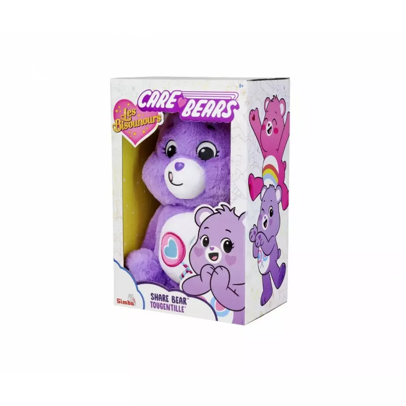 Plīša mīkstā rotaļlieta Simba-Dickie Care Bears Share Gern Bärchi 35 cm – mīļš talismana rotaļu lācītis