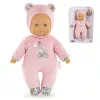 Mīkstā rotaļu lācīte Simba‑Dickie Corolle Mon Doudou Corolle Sweetheart rozā krāsā — komforta plīša lelle