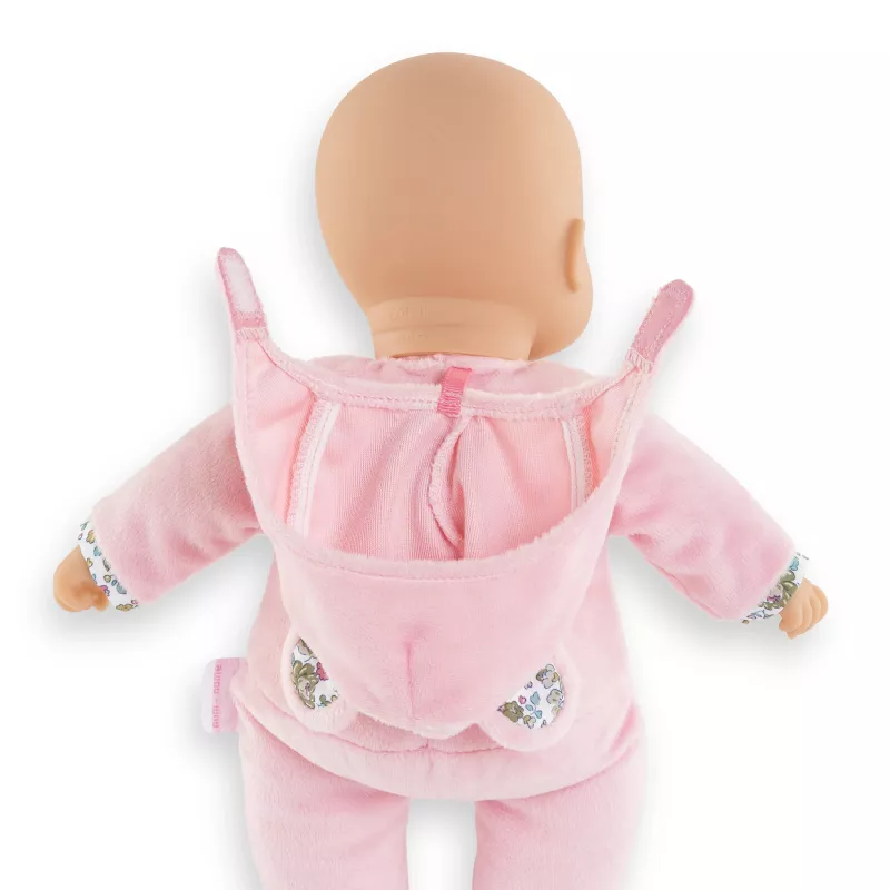 Mīkstā rotaļu lācīte Simba‑Dickie Corolle Mon Doudou Corolle Sweetheart rozā krāsā — komforta plīša lelle