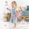 Mīkstā rotaļu lācīte Simba‑Dickie Corolle Mon Doudou Corolle Sweetheart rozā krāsā — komforta plīša lelle