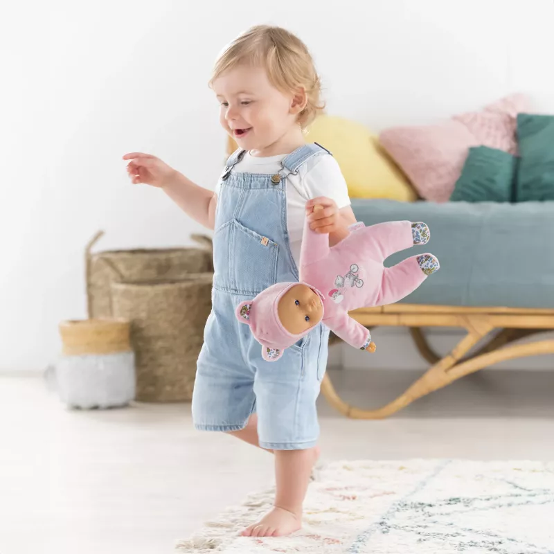 Mīkstā rotaļu lācīte Simba‑Dickie Corolle Mon Doudou Corolle Sweetheart rozā krāsā — komforta plīša lelle