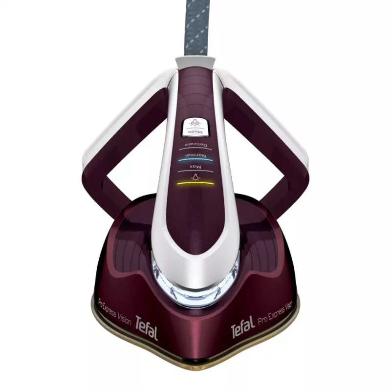 Tefal Pro Express Vision GV9810 3000 W 1.1 L Durilium AirGlide Autoclean zole Sarkana, Balta