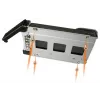 Diskdziņu nodalījuma panelis Icy Dock MB994SK-1B