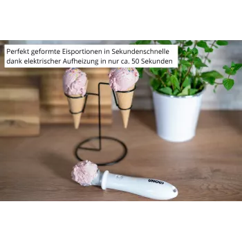 Disher scoop Unold 488990 4 mm Nerūsējošais tērauds Plastmasa Balts