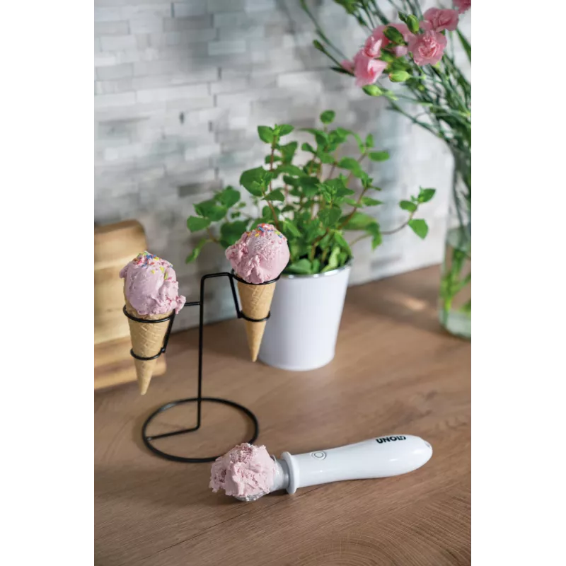 Disher scoop Unold 488990 4 mm Nerūsējošais tērauds Plastmasa Balts