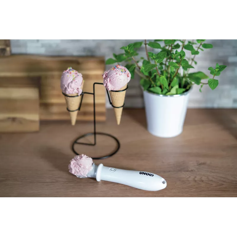 Disher scoop Unold 488990 4 mm Nerūsējošais tērauds Plastmasa Balts