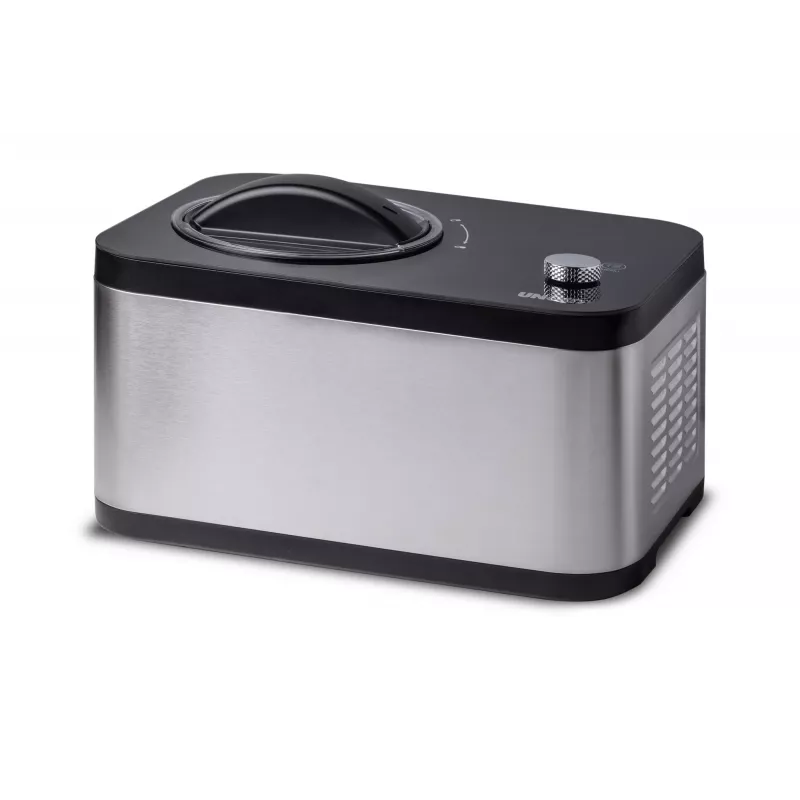 Unold 48826 Eismaschine & Joghurtbereiter EVA Compressor saldējuma automāts 1.5 L 120 W Melns, Nerūsējošais tērauds