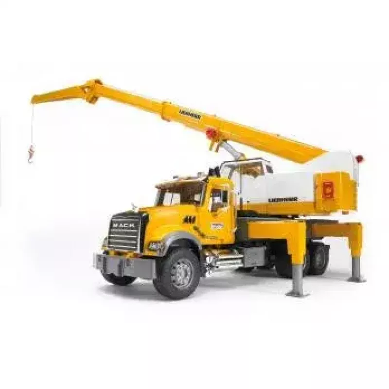 Celtņa kravas auto BRUDER MACK Granite Liebherr