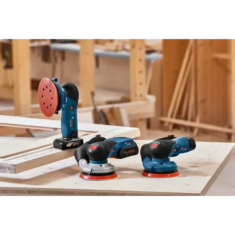Bosch GEX 12V-125 Professional disku slīpmašīna 10000 RPM 20000 OPM melna, zila, sarkana
