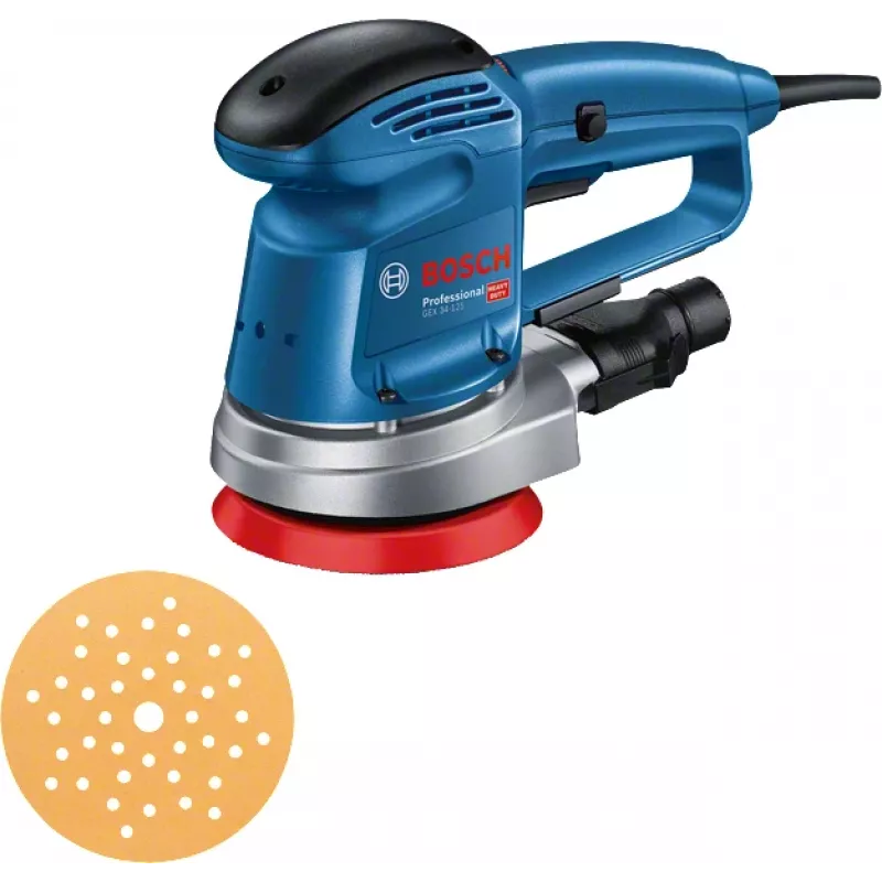 Sander Bosch GEX 34-125 Cardboard Excentric Sander 0601372300 Bosch