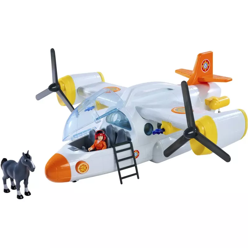 Rotaļu transportlīdzeklis Simba‑Dickie Fireman Sam Fire Swift glābšanas lidmašīnas modelis 109252615, bērnu rotaļu lidmašīna
