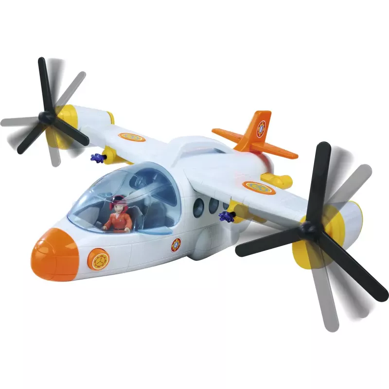 Rotaļu transportlīdzeklis Simba‑Dickie Fireman Sam Fire Swift glābšanas lidmašīnas modelis 109252615, bērnu rotaļu lidmašīna