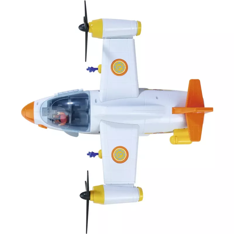 Rotaļu transportlīdzeklis Simba‑Dickie Fireman Sam Fire Swift glābšanas lidmašīnas modelis 109252615, bērnu rotaļu lidmašīna