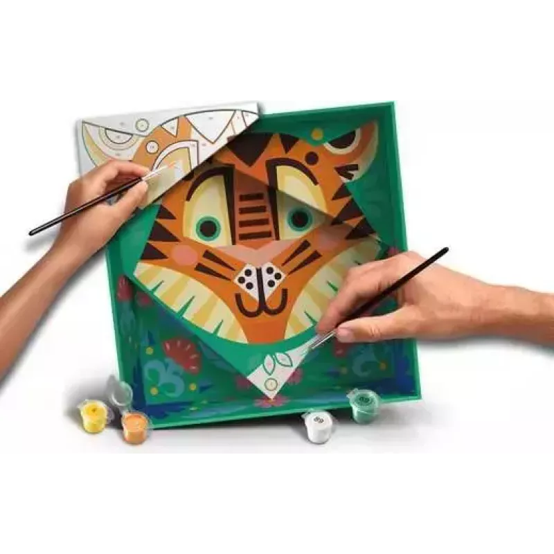 Gleznošanas komplekts Ravensburger CreArt Do it together – Tīģeris (kopīga gleznošanas aktivitāte) 25863