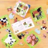 Ravensburger UP! Lauku dzīvnieki — progresīvais komplekts 4, 6, 8, 10 detaļas