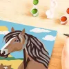 Gleznošanas komplekts Ravensburger CreArt – zirga un kaķēna motīvs, krāsošanas uz papīra radošais komplekts