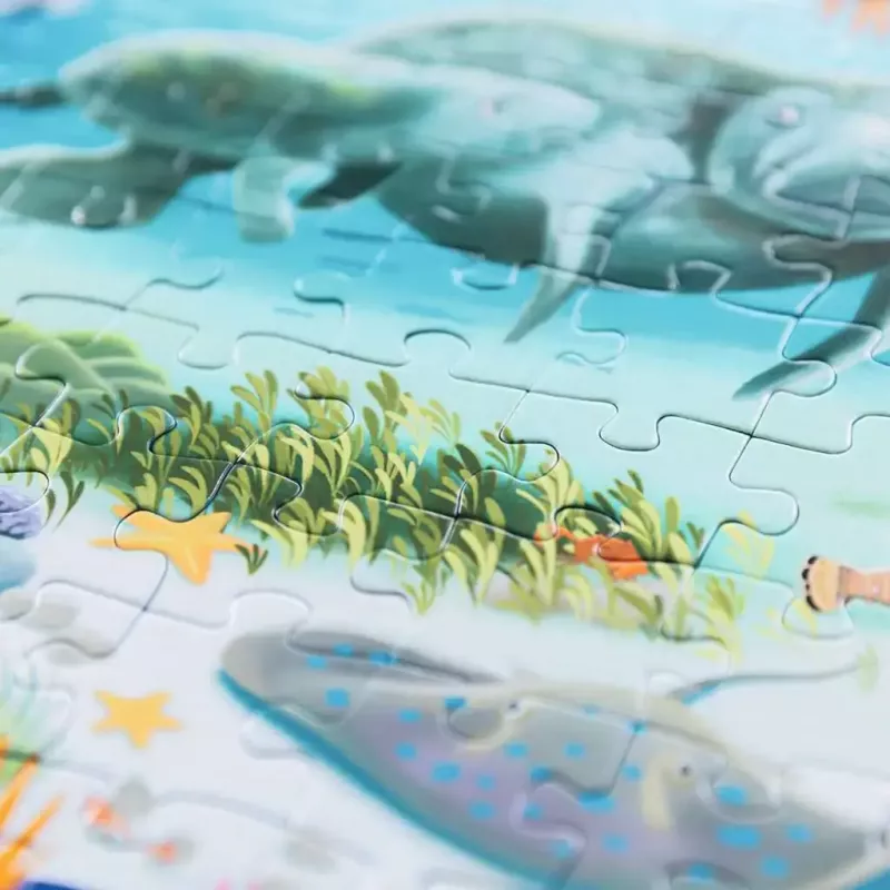 Ravensburger UP! Sea Creatures puzle — 64, 72, 81, 90 gab. komplekts