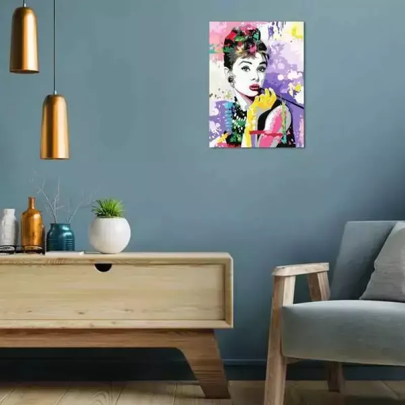 Ravensburger CreArt Premium — Audrey Hepburn krāsošanas komplekts (Ravensburger 25526)