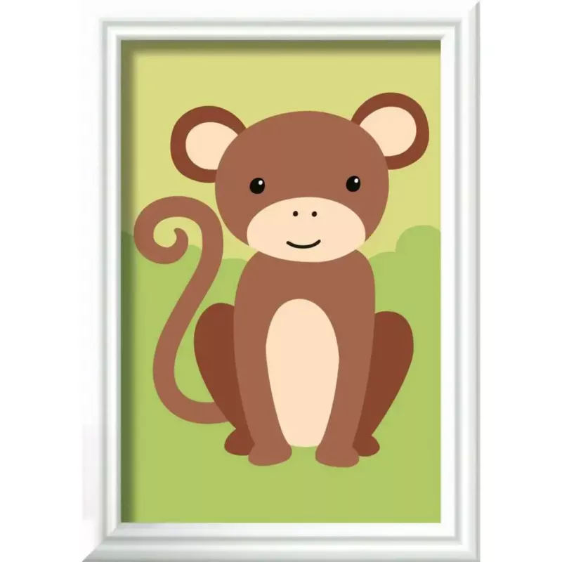 Ravensburger CreArt krāsošanas komplekts Little Monkey – bērnu radošais krāsot komplekts