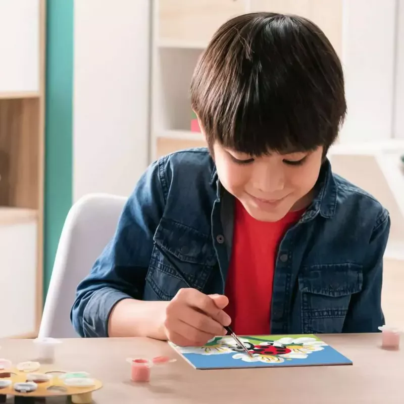 Ravensburger CreArt gleznošanas komplekts – mārītes motīvs, amatniecības gleznošanas komplekts