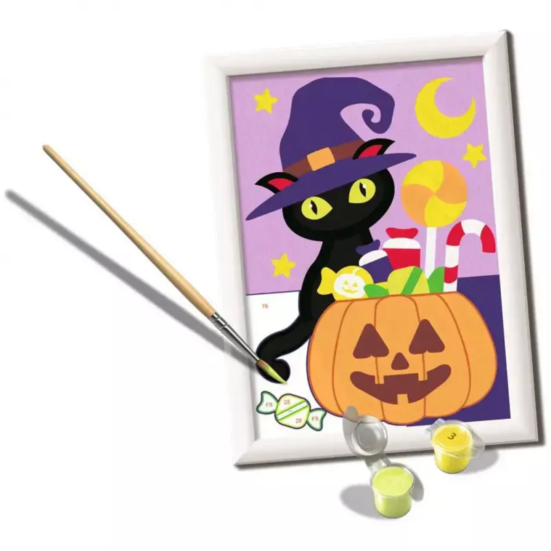 Ravensburger CreArt gleznošanas komplekts — “Trick or Treating” (bērnu tematisks gleznošanas komplekts)