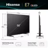 Hisense 58E77Q 147.3 cm (58 collu) 4K Ultra HD Smart TV Wi-Fi melns