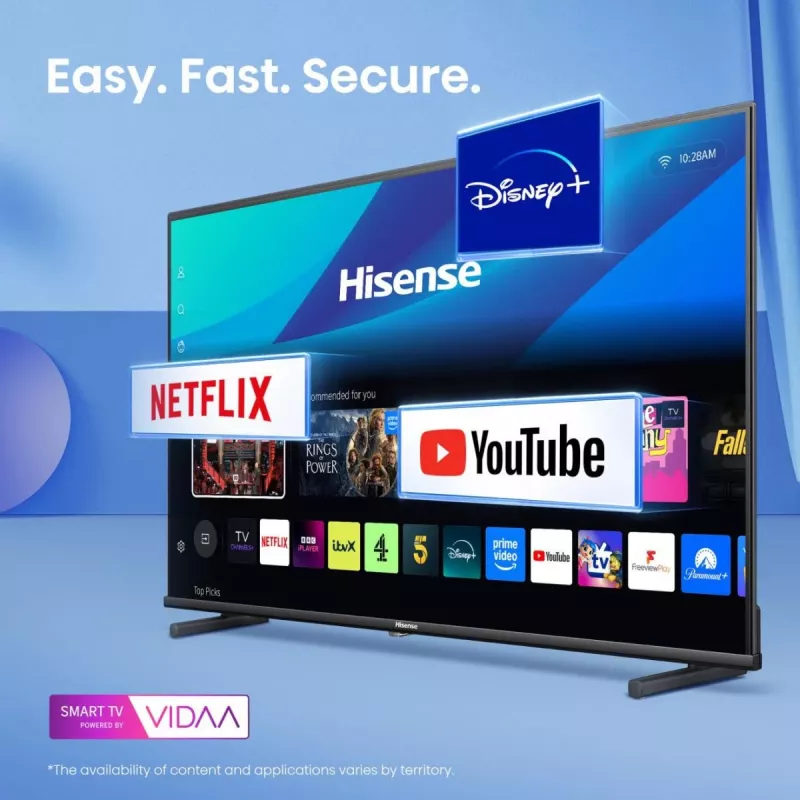 Hisense 40A5Q 101,6 cm (40 collu) Full HD viedais televizors Wi-Fi melns