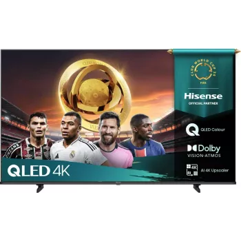 Hisense 50E77Q 127 cm (50 collas) 4K Ultra HD viedais televizors Wi-Fi Melns