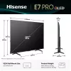 Hisense 85E77Q PRO 2.16 m (85 collas) 4K Ultra HD Smart TV Wi-Fi Melns