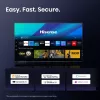 Hisense 85E77Q 2.16 m (85 collas) 4K Ultra HD viedais televizors Wi-Fi melns